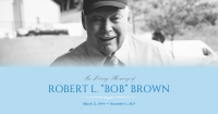In memoriam photo of former BMH Board Chairman, Robert L. "Bob" Brown